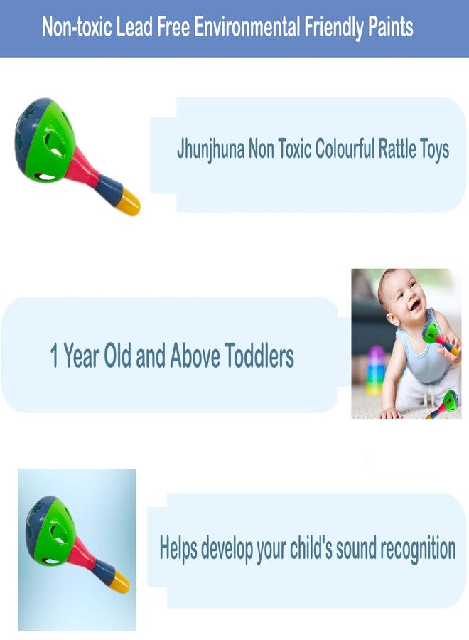 ROSEFAIR Baby Rattles Toys Set, Infant Grab Shake Rattle, Sensory Teether, Development Learning Music Sound Toy, Newborn Birthday Gift (MULTI-01) - Image 5